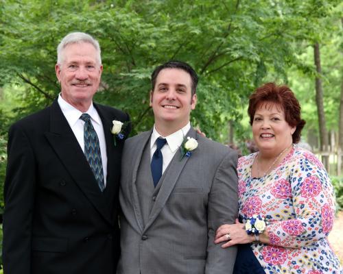 Groom and Parents